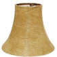 HomeRoots 5" Antique Parchment Empire Slanted Chandelier Lampshades in Set of 6