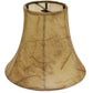 HomeRoots 5" Antique Parchment Empire Slanted Chandelier Lampshades in Set of 6