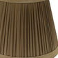 HomeRoots 5" Ash Slanted Chandelier Tafetta Lampshades in Set of 6