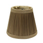 HomeRoots 5" Ash Slanted Chandelier Tafetta Lampshades in Set of 6