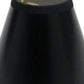 HomeRoots 5" Black with White Chandelier Parchment Lampshades in Set of 6