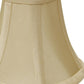 HomeRoots 5" Bright Yellow Slanted Chandelier Dupioni Lampshades in Set of 6