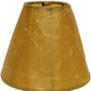 HomeRoots 5" Brown Empire Slanted Chandelier Crinkle Oil Paper Lampshades in Set of 6