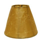HomeRoots 5" Brown Empire Slanted Chandelier Crinkle Oil Paper Lampshades in Set of 6