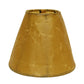 HomeRoots 5" Brown Empire Slanted Chandelier Crinkle Oil Paper Lampshades in Set of 6