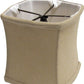 HomeRoots 5" Dune Soft Box Chandelier Linen Lampshades in Set of 6