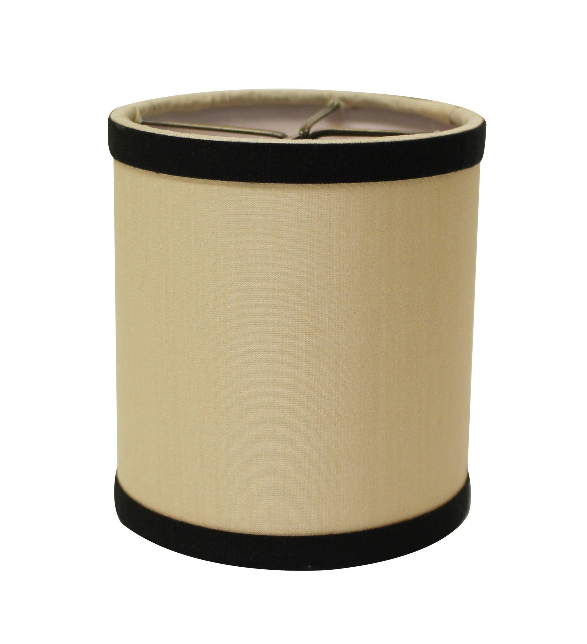HomeRoots 5" Inherent Drum Chandelier Lampshades in Set of 6