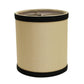 HomeRoots 5" Inherent Drum Chandelier Pongee Silk Lampshades in Set of 6