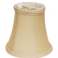 HomeRoots 5" Inherent Slanted Chandelier Pongee Silk Lampshades in Set of 6