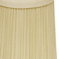 HomeRoots 5" Ivory Chandelier Broadcloth Lampshades in Set of 6