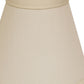 HomeRoots 5" Ivory Chandelier No Slub Lampshades in Set of 6