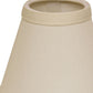 HomeRoots 5" Ivory Chandelier No Slub Lampshades in Set of 6