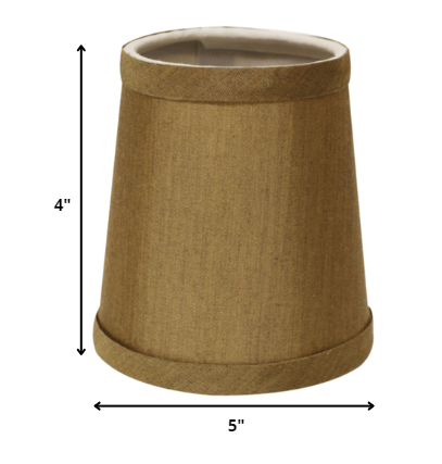 HomeRoots 5" Laurel Chandelier No Slub Lampshades in Set of 6