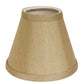 HomeRoots 5" Pale Brown Chandelier No Slub Lampshades in Set of 6