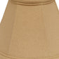 HomeRoots 5" Parchment Beige Premium Chandelier Linen Lampshades in Set of 6