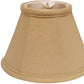 HomeRoots 5" Parchment Beige Premium Chandelier Linen Lampshades in Set of 6