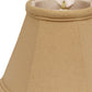 HomeRoots 5" Parchment Beige Premium Chandelier Linen Lampshades in Set of 6