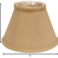 HomeRoots 5" Parchment Beige Premium Chandelier Linen Lampshades in Set of 6