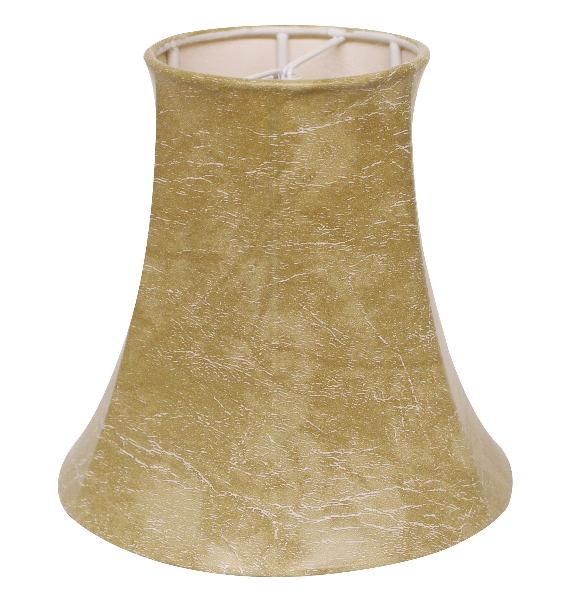 HomeRoots 5" Parchment Faux Chandelier Lampshades in Set of 6