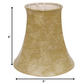 HomeRoots 5" Parchment Faux Chandelier Lampshades in Set of 6