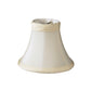 HomeRoots 5" Slate Grey Premium Silk Chandelier Shantung Lampshades in Set of 6