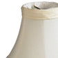 HomeRoots 5" Slate Grey Premium Silk Chandelier Shantung Lampshades in Set of 6