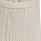 HomeRoots 5" White Chandelier Broadcloth Lampshades in Set of 6