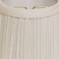 HomeRoots 5" White Chandelier Broadcloth Lampshades in Set of 6