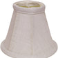 HomeRoots 5" White Premium Chandelier Linen Lampshades in Set of 6