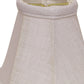 HomeRoots 5" White Premium Chandelier Linen Lampshades in Set of 6