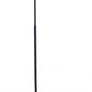 HomeRoots 50" LED Traditional Shaped Floor Lamp With Wood Brown Empire Shade