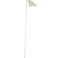 HomeRoots 51" Aluminum Reading Task Floor Light in White Finish