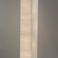 HomeRoots 57" Two Light Column Floor Lamp With White Rectangular Shade in Brushed Finish