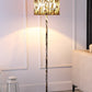 HomeRoots 59” Floor Lamp With Beige Black and Brown Faux Tiger