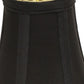 HomeRoots 6" Black and Bronze Premium Chandelier Dupioni Lampshades in Set of 6
