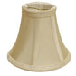 HomeRoots 6" Bright Yellow Slanted Chandelier Dupioni Lampshades in Set of 6
