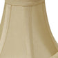 HomeRoots 6" Bright Yellow Slanted Chandelier Dupioni Lampshades in Set of 6