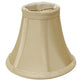 HomeRoots 6" Bright Yellow Slanted Chandelier Dupioni Lampshades in Set of 6