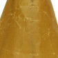 HomeRoots 6" Brown Empire Slanted Chandelier Crinkle Oil Paper Lampshades in Set of 6 Finish