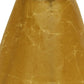HomeRoots 6" Brown Empire Slanted Chandelier Crinkle Oil Paper Lampshades in Set of 6 Finish