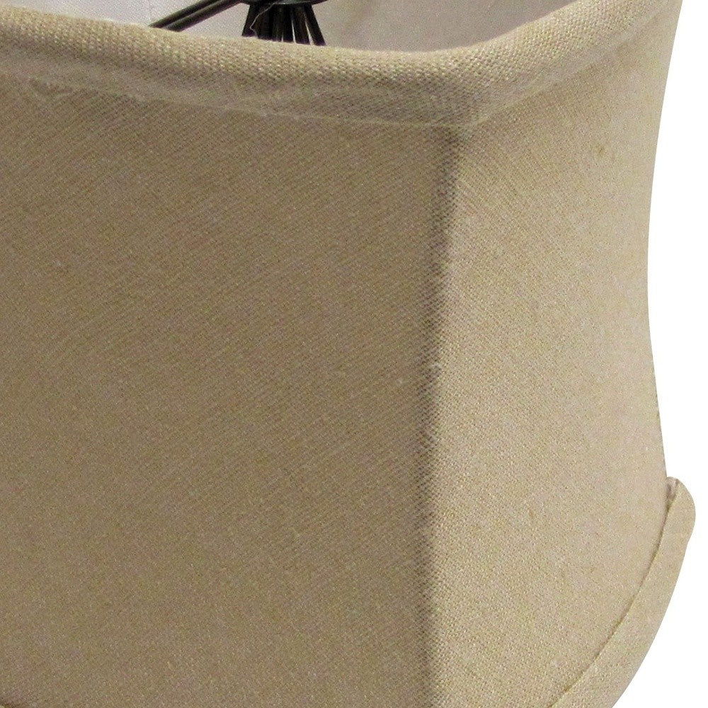 HomeRoots 6" Dune Soft Box Chandelier Linen Lampshades in Set of 6