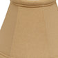 HomeRoots 6" Parchment Beige Premium Chandelier Linen Lampshades in Set of 6