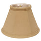 HomeRoots 6" Parchment Beige Premium Chandelier Linen Lampshades in Set of 6