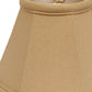 HomeRoots 6" Parchment Beige Premium Chandelier Linen Lampshades in Set of 6