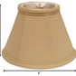 HomeRoots 6" Parchment Beige Premium Chandelier Linen Lampshades in Set of 6
