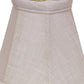 HomeRoots 6" White Premium Chandelier Linen Lampshades in Set of 6