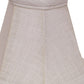 HomeRoots 6" White Premium Chandelier Linen Lampshades in Set of 6