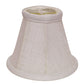 HomeRoots 6" White Premium Chandelier Linen Lampshades in Set of 6