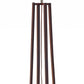 HomeRoots 60" Novelty Floor Lamp With Beige Drum Shade and Walnut Birchwood Finish