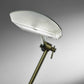 HomeRoots 61" Adjustable Floor Lamp With Dimmable LED Light and Brass Metal Finish